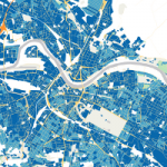 Urban zones of Dresden